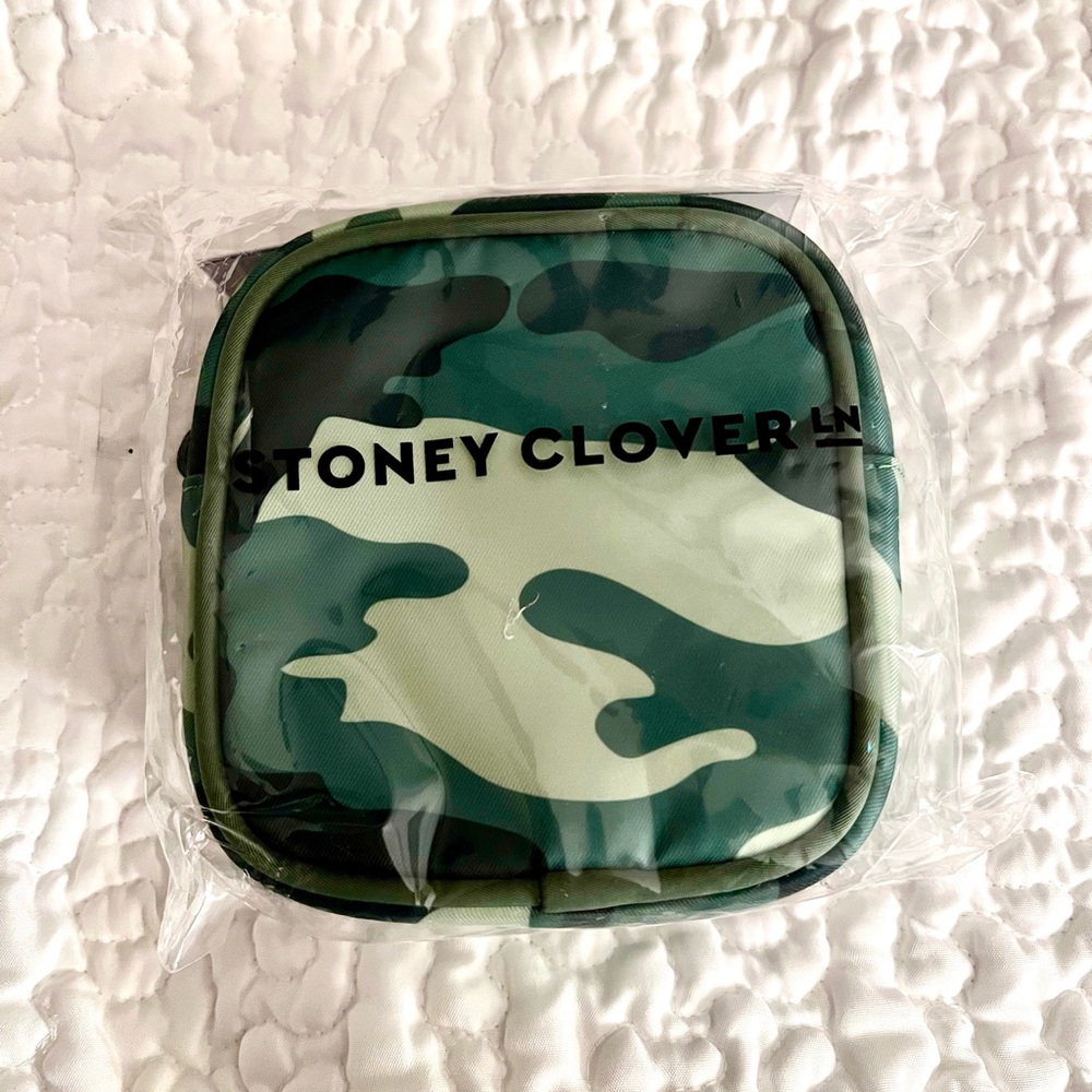 Stoney Clover Lane Camo Mini Pouch NWT